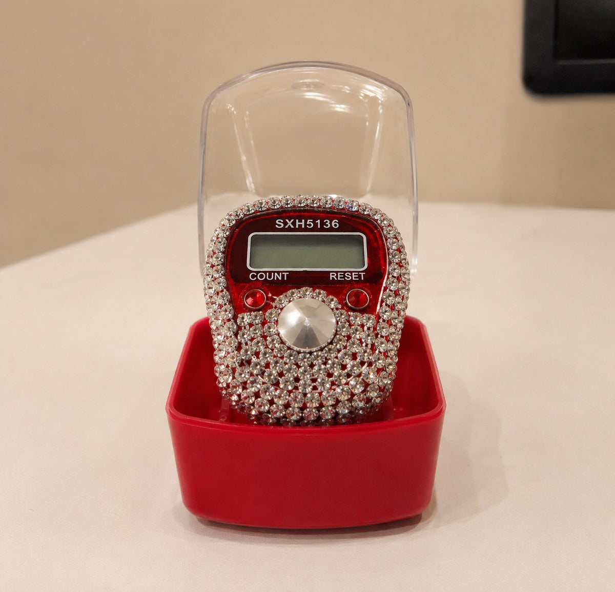 Crystal Rhinestone Tasbeeh Finger Counter